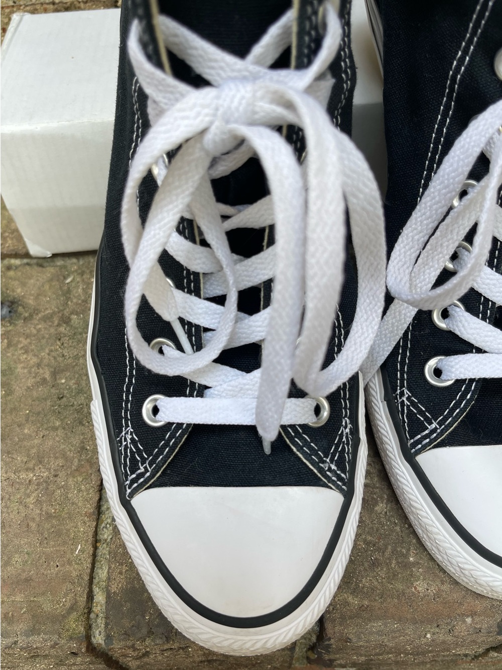 Converse Chuck Taylor All Star Black High Top Sneakers M 8.5 W 10.5 - Picture 5 of 16